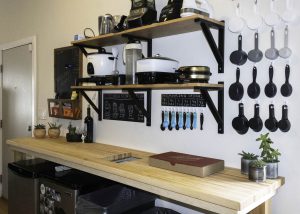 Table and Shelves